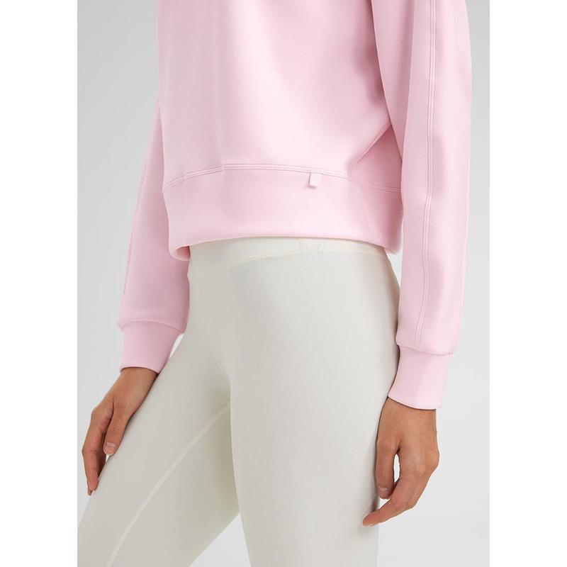 CRZ YOGA Womens Softaura Crewneck Sweatshirt Long Sleeve Workout Casual Pullover Basic Fall Tops