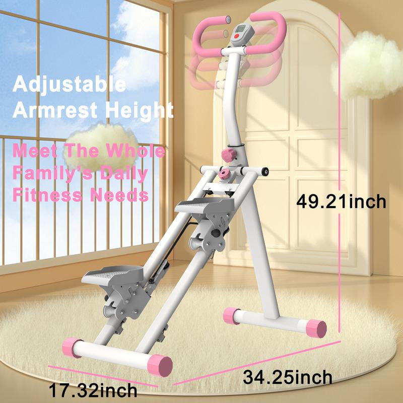 330Lbs Stair Stepper Climber Machine with Handlebar Upgrade Vertical Climber Workout Machine for Full Body Climber Stepper Home Fitness Equipment for Women Men