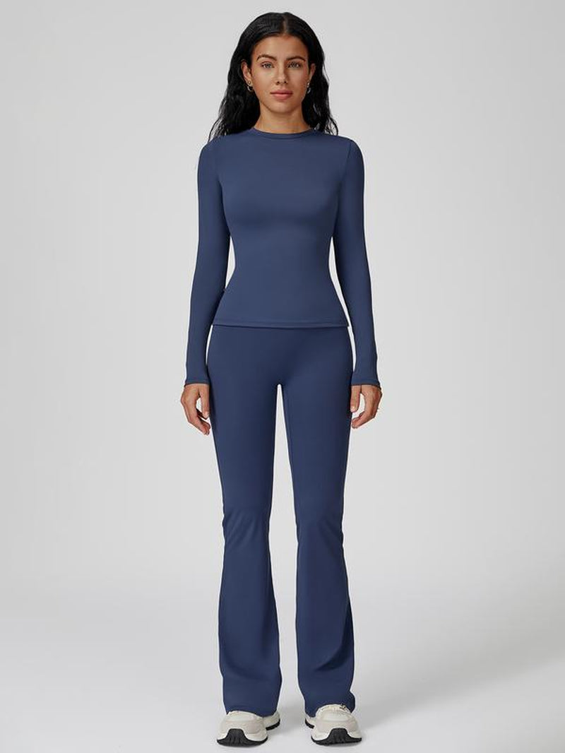 Women'S Sporty Tracksuit Set, Casual Two-Piece, Comfortable Athletic Wear, Ideal for Gym & Daily Activities, Yoga Clothes Set