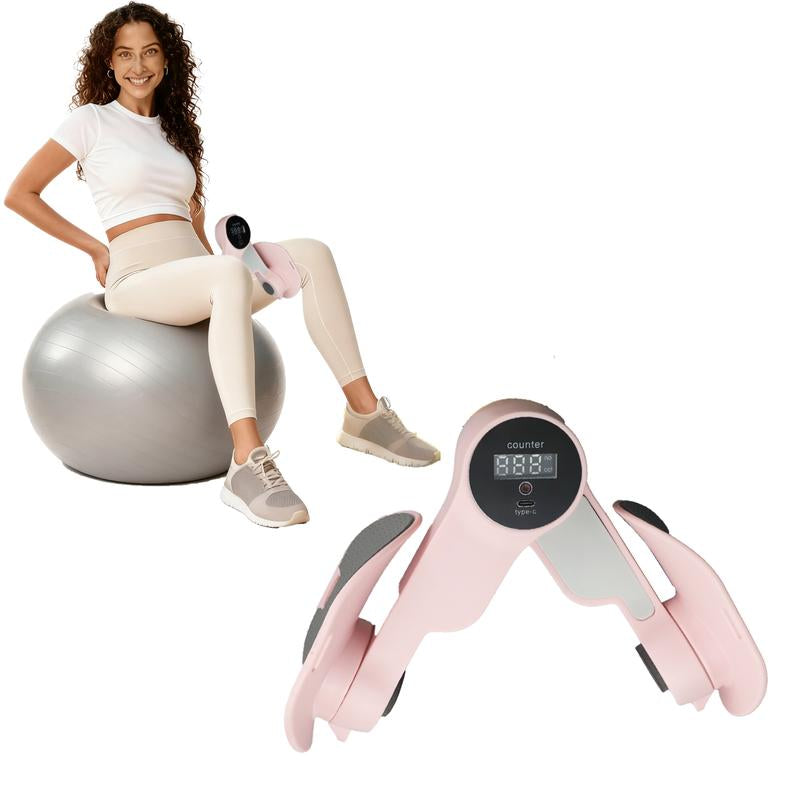 Thigh Exerciser,Thigh Toner,Leg & Hip Toner for Women/Men,Inner Thigh Shaper /Arm Sculptor Ergonomic Pelvic Floor Trainer for Postpartum Care & Home Workouts,Pelvic Floor Muscle Trainer Exercise Product Upgraded Muscle Fitness