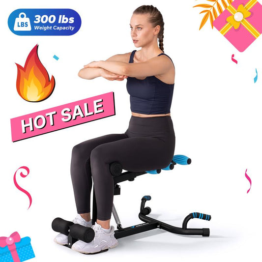 (Live Only)Special Link for Flash Sale MERACH Deep Squat Machine, Adjustable Glutes Workout for Home Gym Workout Training, Sit up Machine for Abs and Muscle Building, Abdominal Bench, Push up Fitness Equipment, Dealsforyoudays
