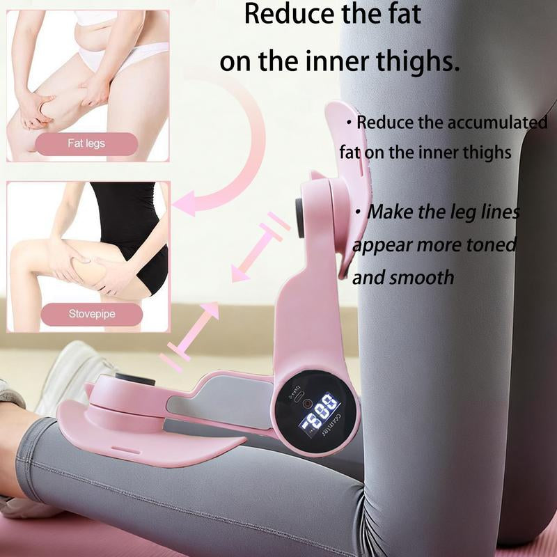 Thigh Exerciser,Thigh Toner,Leg & Hip Toner for Women/Men,Inner Thigh Shaper /Arm Sculptor Ergonomic Pelvic Floor Trainer for Postpartum Care & Home Workouts,Pelvic Floor Muscle Trainer Exercise Product Upgraded Muscle Fitness