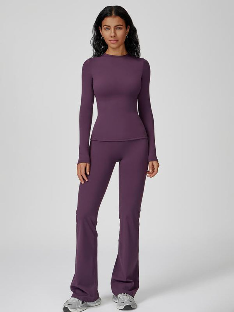Women'S Sporty Tracksuit Set, Casual Two-Piece, Comfortable Athletic Wear, Ideal for Gym & Daily Activities, Yoga Clothes Set