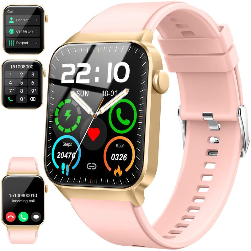 [Fall Deals] Tukio 2025 New 1.85" Stylish Touchscreen Digital Smartwatch with 100+ Exercise Modes Sleep Monitoring Daily Watch Dial Information Alerts Multifunctional Wearable Device for Holiday Gifts Smartphone