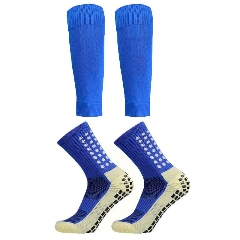 3/6/10 Double Random Autumn and Winter New Men'S and Women'S Football Socks, Sports Bicycle Grabbing Socks, anti Slip and Non Slip Grabbing Pads, Football Basketball