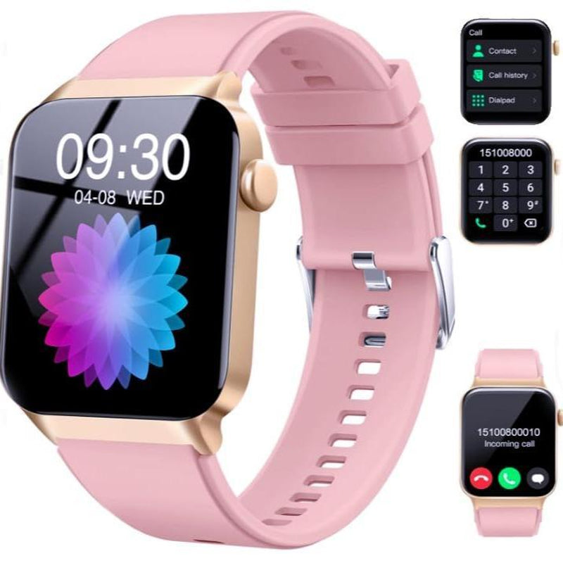 [Fall Deals] Tukio 2025 New 1.85" Stylish Touchscreen Digital Smartwatch with 100+ Exercise Modes Sleep Monitoring Daily Watch Dial Information Alerts Multifunctional Wearable Device for Holiday Gifts Smartphone