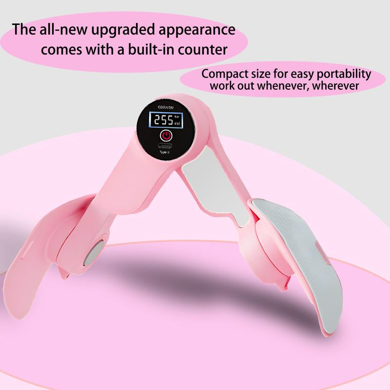 Thigh Exerciser,Thigh Toner,Leg & Hip Toner for Women/Men,Inner Thigh Shaper /Arm Sculptor Ergonomic Pelvic Floor Trainer for Postpartum Care & Home Workouts,Pelvic Floor Muscle Trainer Exercise Product Upgraded Muscle Fitness