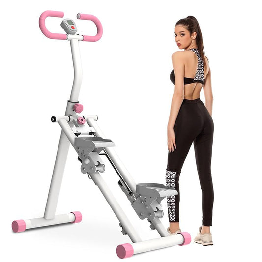330Lbs Stair Stepper Climber Machine with Handlebar Upgrade Vertical Climber Workout Machine for Full Body Climber Stepper Home Fitness Equipment for Women Men